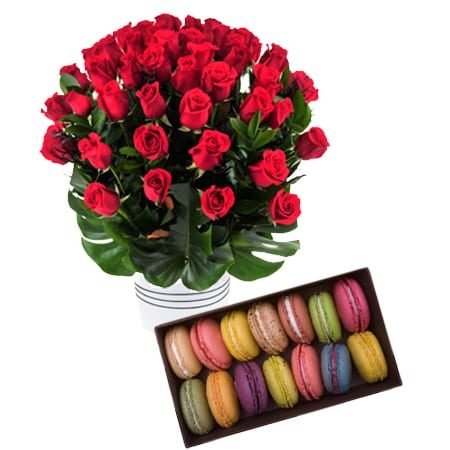 50-red-roses-14-macroons-combo