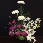 Orchid Carnations Chrysanthemum Arrangement