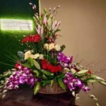 exotic flower basket